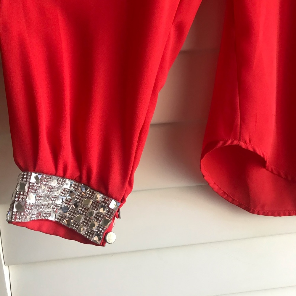 Glamorous Red Top